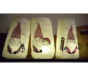 ITH Stickdatei - Lichtbeutel Winterzauber Wichtel